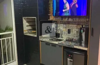 Apartamento para venda em campinas, ponte preta, 3 dormitórios, 1 suíte, 2 banheiros, 2 vagas