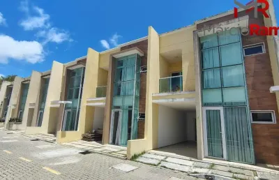 Casa de luxo em condomínio no bairro amador, eusébio-ce: 3 quartos, 3 suítes, 4 banheiros, 2 vagas, 137m².