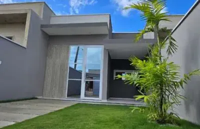 Linda casa em condomínio à venda em eusébio-ce, bairro vereda tropical, 3 quartos, 2 suítes, 1 banheiro, 93m². confira!