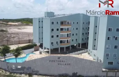 Apartamento com 2 quartos à venda no porto das dunas, aquiraz , 69 m2 por r$ 300.000