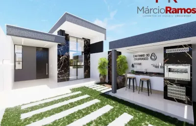 Casa com 3 quartos à venda no vicente pinzon, fortaleza  por r$ 470.000