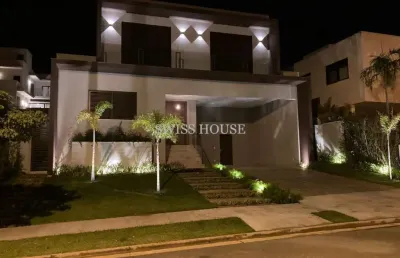 Casa em condomínio fechado com 4 quartos à venda na avenida alphaville, --, alphaville dom pedro, campinas, 383 m2 por r$ 3.500.000