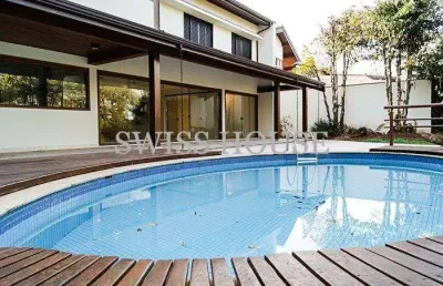 Casa em condomínio fechado com 5 quartos à venda na estrada da rhodia, --, vila hollândia, campinas, 554 m2 por r$ 2.950.000