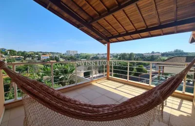 Casa em condomínio fechado com 4 quartos à venda na avenida luiz bassetto, --, colinas dos álamos, valinhos, 380 m2 por r$ 1.600.000