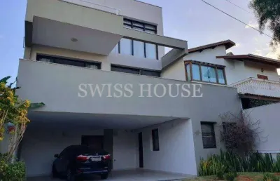 Casa em condomínio fechado com 3 quartos à venda na rua san conrado, --, loteamento caminhos de san conrado (sousas), campinas, 378 m2 por r$ 1.600.000