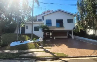 Casa em condomínio fechado com 5 quartos para alugar na avenida araçá, --, loteamento alphaville campinas, campinas, 410 m2 por r$ 14.500