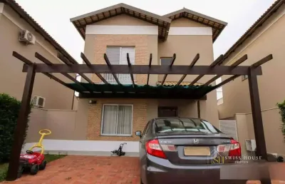 Casa em condomínio fechado com 3 quartos à venda na avenida presidente juscelino kubitschek de oliveira, --, parque brasil 500, paulínia, 170 m2 por r$ 980.000