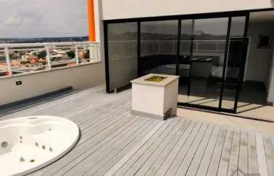 Cobertura com 4 quartos para alugar na rua dona elídia ana de campos, --, taquaral, campinas, 217 m2 por r$ 8.000