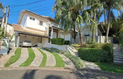 Casa em condomínio fechado com 4 quartos para alugar na rua carlos penteado stevenson, --, jardim recanto, valinhos, 340 m2 por r$ 9.950