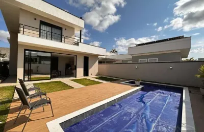 Casa em condomínio fechado com 3 quartos à venda na rua izolino clemente duarte, --, jardim america, paulínia, 286 m2 por r$ 2.600.000