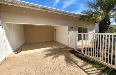 Casa em condomínio fechado com 3 quartos para alugar na rua san conrado, --, loteamento caminhos de san conrado (sousas), campinas, 309 m2 por r$ 5.500