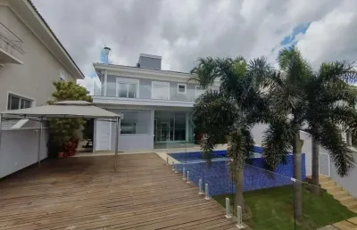 Casa em condomínio fechado com 4 quartos para alugar na avenida alphaville, --, alphaville dom pedro, campinas, 275 m2 por r$ 18.500