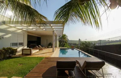 Casa em condomínio fechado com 5 quartos para alugar na avenida araçá, --, loteamento alphaville campinas, campinas, 500 m2 por r$ 25.000