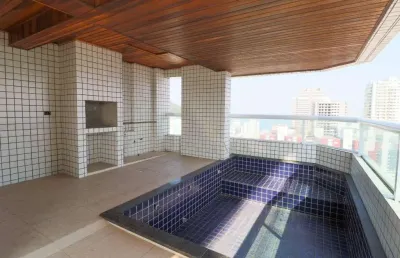 Apartamento à venda, 206 m² por r$ 2.450.000,00 - canto do forte - praia grande/sp