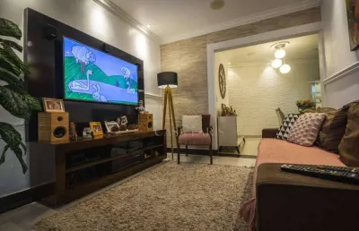Casa com 3 dormitórios à venda, 120 m² por r$ 700.000,00 - caiçara - praia grande/sp