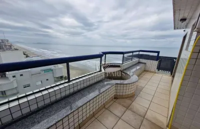 Cobertura com 4 dormitórios à venda, 250 m² por r$ 1.740.000,00 - caiçara - praia grande/sp