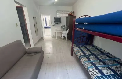 Kitnet à venda, 25 m² por r$ 200.000,00 - boqueirão - praia grande/sp