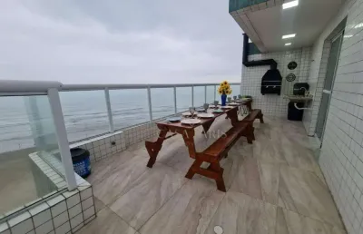 Cobertura com 3 dormitórios à venda, 123 m² por r$ 1.300.000,00 - caiçara - praia grande/sp