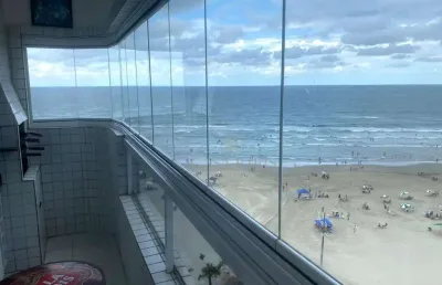 Apartamento com 2 quartos e vista mar à venda em praia grande!