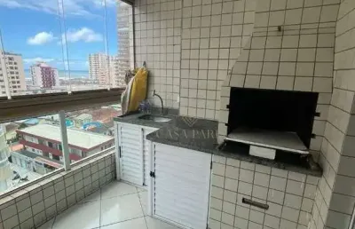 Apartamento mobiliado e com 3 quartos à venda em praia grande!