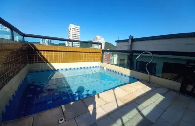Cobertura à venda, 400 m² por r$ 1.910.000,00 - canto do forte - praia grande/sp