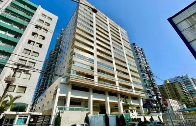 Apartamento com vista mar e 2 quartos à venda na vila guilhermina em praia grande!