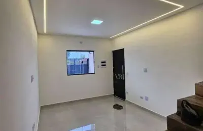 Sobrado com 3 dormitórios à venda, 98 m² por r$ 485.000,00 - maracanã - praia grande/sp
