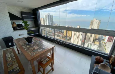 Apartamento com 3 quartos à venda, 132 m² por r$ 1.220.000 - tupi - praia grande/sp