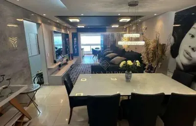 Apartamento com 3 dormitórios à venda, 160 m² por r$ 1.900.000,00 - aviação - praia grande/sp