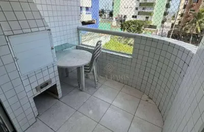Apartamento com 1 dormitório à venda, 45 m² por r$ 320.000,00 - maracanã - praia grande/sp