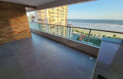 Apartamento com 3 quartos à venda, 126 m² por r$ 1.130.000 - aviação - praia grande/sp