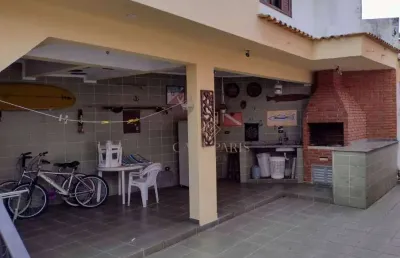 Sobrado com 5 dormitórios à venda, 358 m² por r$ 1.870.000,00 - canto do forte - praia grande/sp