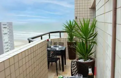 Cobertura com 2 dormitórios à venda, 120 m² por r$ 740.000,00 - maracanã - praia grande/sp
