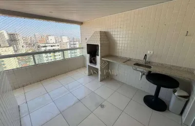 Apartamento com 3 dormitórios à venda, 137 m² por r$ 740.000,00 - vila guilhermina - praia grande/sp