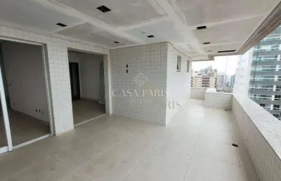 Apartamento com 3 dormitórios à venda, 150 m² por r$ 1.800.000,00 - caiçara - praia grande/sp