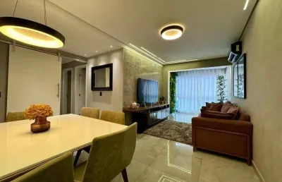 Apartamento com 3 quartos mobiliado no canto do forte!