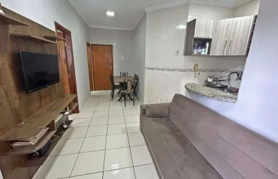 Apartamento com 1 quarto à venda, 40 m² por r$ 315.000 - boqueirão - praia grande/sp
