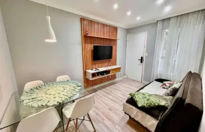 Apartamento com 2 dormitórios à venda, 50 m² por r$ 300.000,00 - canto do forte - praia grande/sp