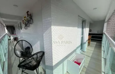 Apartamento com 2 dormitórios à venda, 98 m² por r$ 780.000,00 - caiçara - praia grande/sp