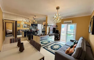 Apartamento com 2 dormitórios à venda, 78 m² por r$ 530.000,00 - caiçara - praia grande/sp