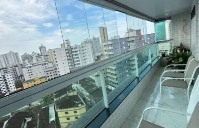 Apartamento com 2 dormitórios à venda, 82 m² por r$ 605.000,00 - caiçara - praia grande/sp