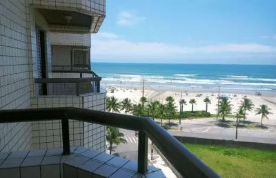 Apartamento com 1 dormitório à venda, 55 m² por r$ 329.000,00 - maracanã - praia grande/sp
