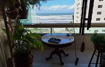 Apartamento com 3 dormitórios à venda, 140 m² por r$ 750.000,00 - caiçara - praia grande/sp