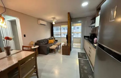 Apartamento com 1 dormitório à venda, 52 m² por r$ 545.000,00 - caiçara - praia grande/sp