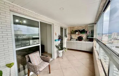 Apartamento com 2 dormitórios à venda, 92 m² por r$ 740.000,00 - boqueirão - praia grande/sp