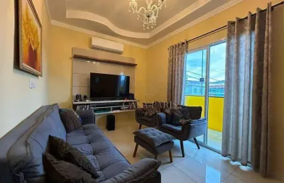Casa com 2 dormitórios à venda, 70 m² por r$ 350.000,00 - tude bastos - praia grande/sp