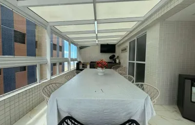 Apartamento com 3 dormitórios à venda, 173 m² por r$ 1.300.000,00 - aviação - praia grande/sp