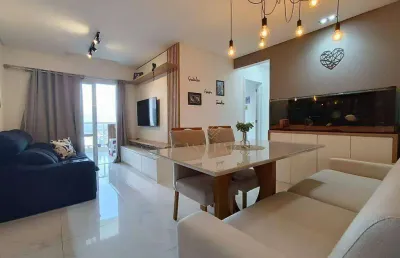 Apartamento com 2 dormitórios à venda, 82 m² por r$ 830.000,00 - vila guilhermina - praia grande/sp