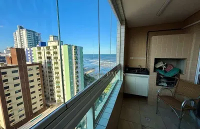 Apartamento com 1 dormitório à venda, 54 m² por r$ 325.000,00 - caiçara - praia grande/sp