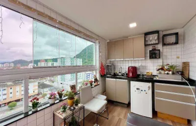Apartamento à venda, 91 m² por r$ 700.000,00 - canto do forte - praia grande/sp